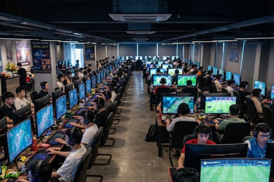 wifi FPT cho quán game
