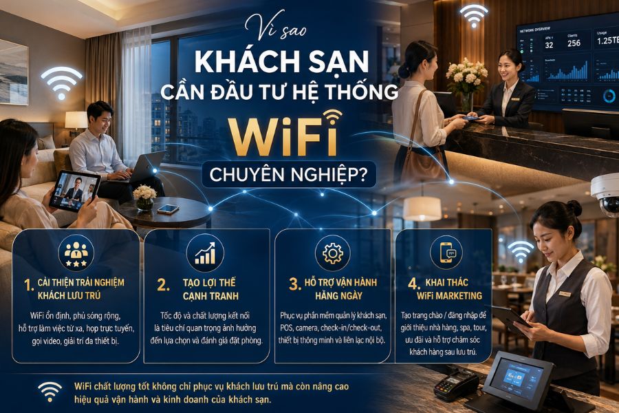 wifi cho khách sạn