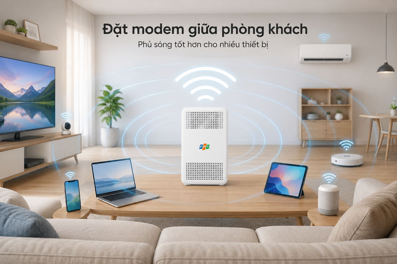 Vị trí đặt thiết bị ảnh hưởng tới vùng phủ sóng nhiều hơn hầu hết người dùng nghĩ