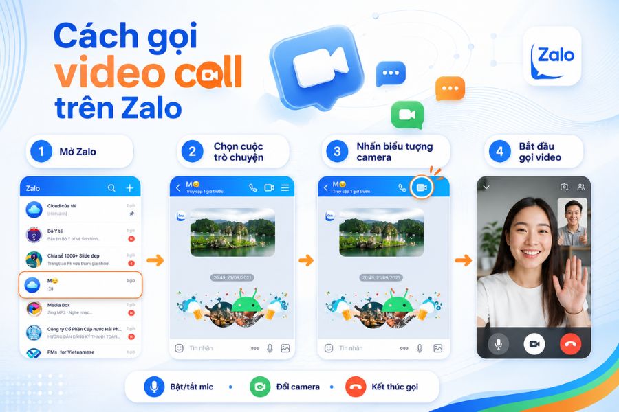 Cách gọi video call trên Zalo bằng điện thoại chỉ với vài bước đơn giản
