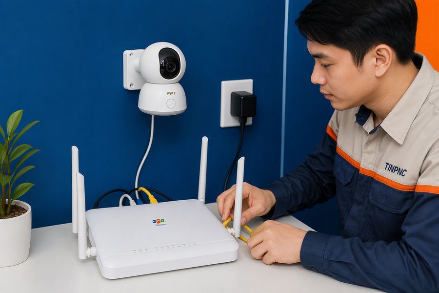 Modem wifi FPT cho hệ thống CCTV