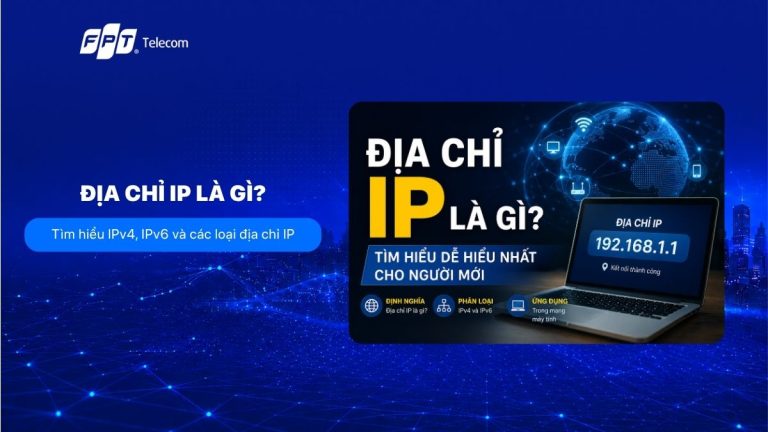 Địa chỉ IP là gì? Tìm hiểu IPv4, IPv6 và các loại địa chỉ IP