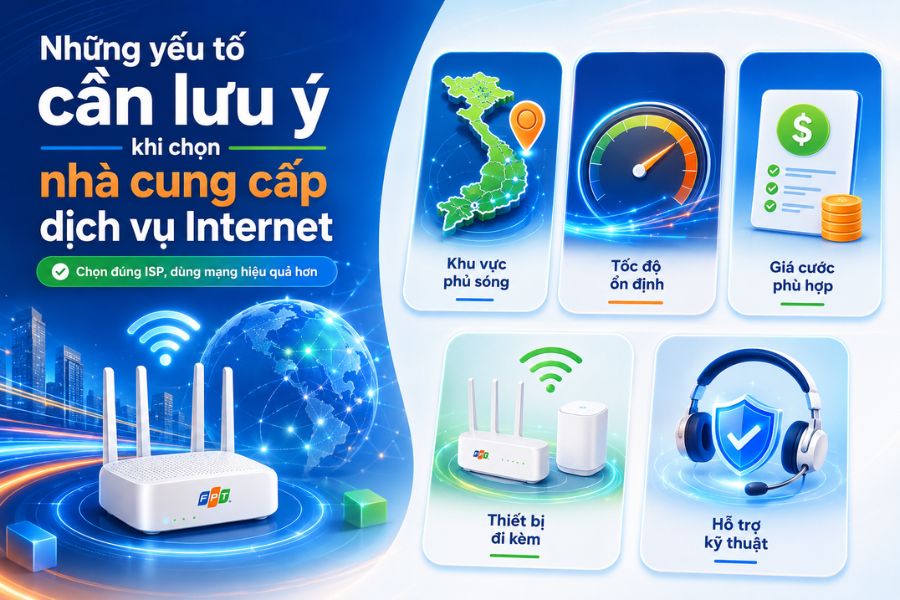 ISP là gì và những tiêu chí chọn nhà cung cấp internet phù hợp
