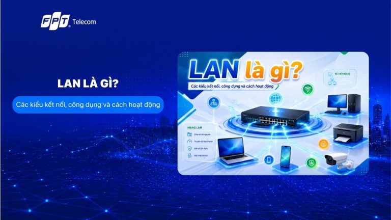 LAN là gì? Các kiểu kết nối, công dụng và cách hoạt động