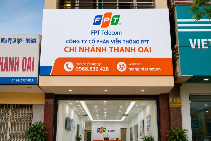 Lắp mạng FPT Dân Hoà được hỗ trợ tại VPGD Thanh Oai và các điểm giao dịch FPT lân cận