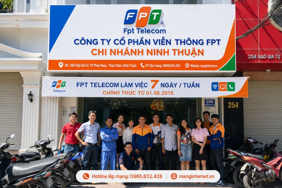 Lắp mạng FPT Ninh Thuận tại chi nhánh chính thức, hỗ trợ tư vấn internet, đăng ký dịch vụ và lắp đặt tận nơi