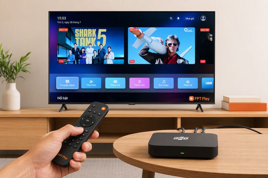 FPT Play TV Box kèm gói combo quận 8