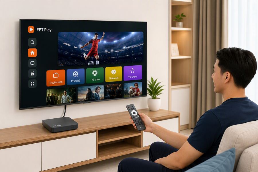 FPT Play TV box xem truyền hình