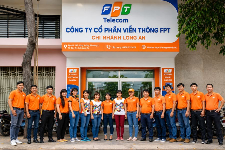 Lắp mạng Long An tại chi nhánh FPT