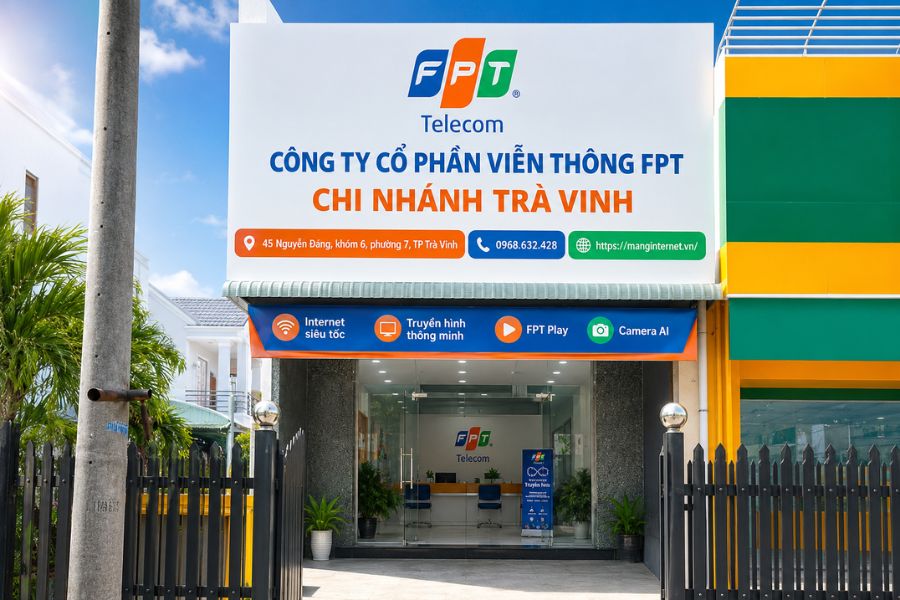 Lắp mạng Trà Vinh tại chi nhánh FPT