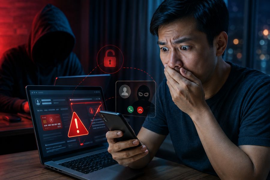Các hình thức lừa đảo qua mạng đánh cắp thông tin, tài sản của người dùng