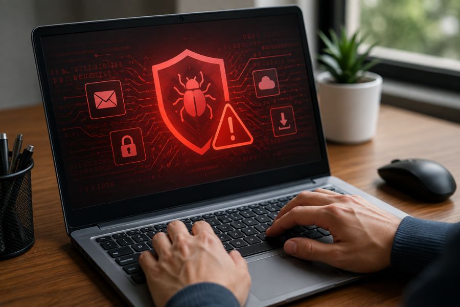 Mã độc (malware) là phần mềm độc hại được tạo ra để xâm nhập, phá hoại, đánh cắp dữ liệu hoặc kiểm soát thiết bị trái phép.