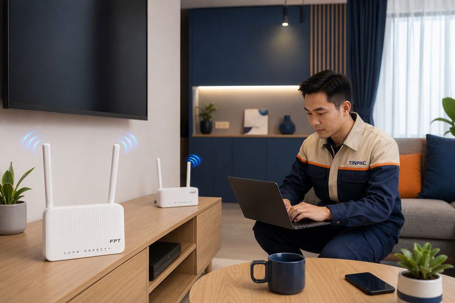 Modem và Access Point Wifi 6 mesh