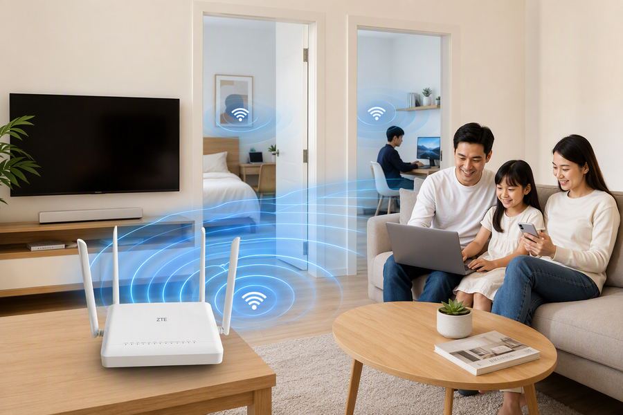 Modem wifi mở rộng vùng phủ sóng