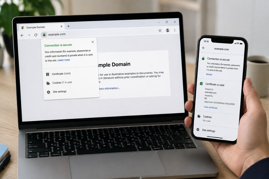 Cách kiểm tra chứng chỉ SSL nhanh