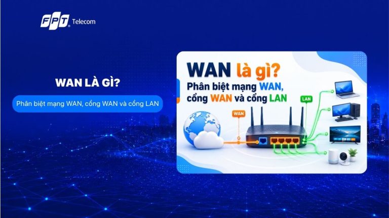 WAN là gì? Phân biệt mạng WAN, cổng WAN và cổng LAN