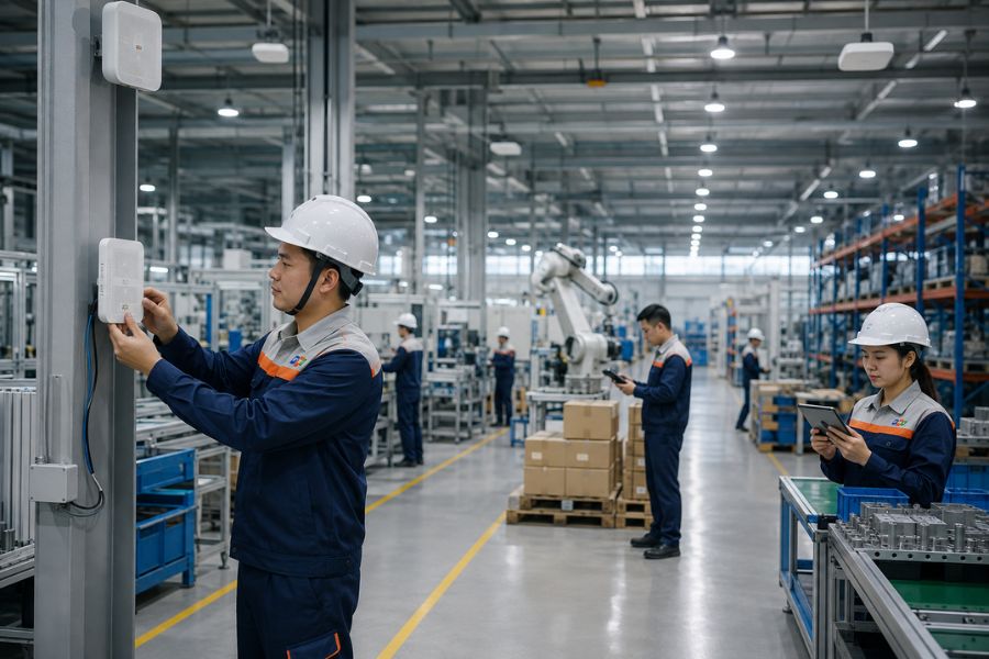 Lắp wifi cho nhà xưởng