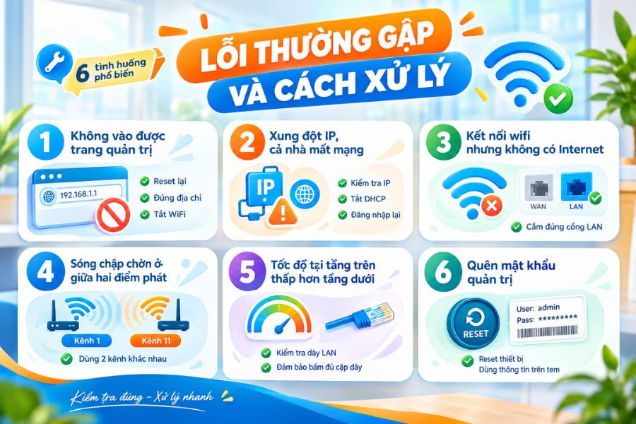 Biến modem FPT thành bộ phát WiFi để cải thiện vùng phủ và kết nối ổn định