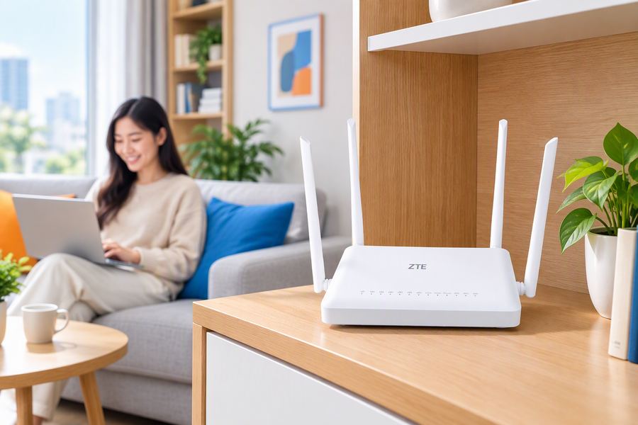 Modem Wi-Fi 6 dùng cho gói gia đình FPT