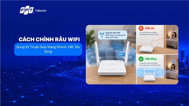 Cách Chỉnh Râu Wifi Đúng Kỹ Thuật Giúp Mạng Nhanh, Hết Yếu Sóng