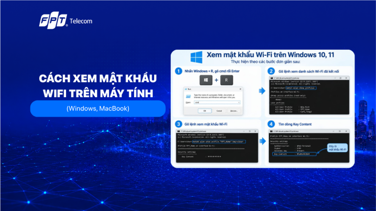Cách Xem Mật Khẩu Wifi Trên Máy Tính Nhanh Nhất (Windows, MacBook)