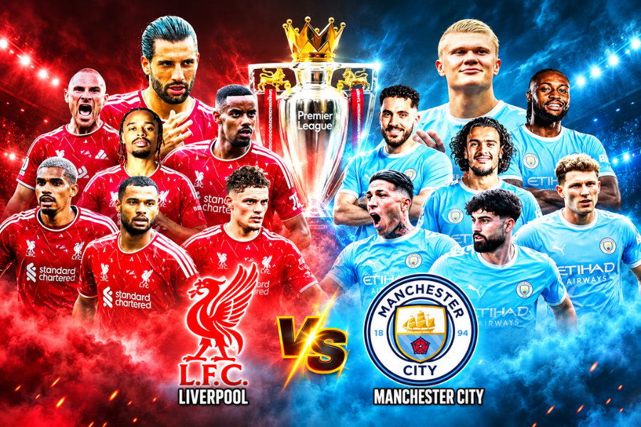 Đội hình Man City gặp Liverpool