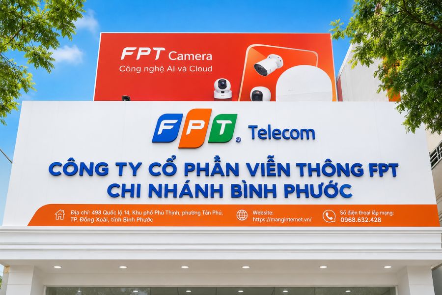 Lắp mạng Bình Phước tại chi nhánh FPT
