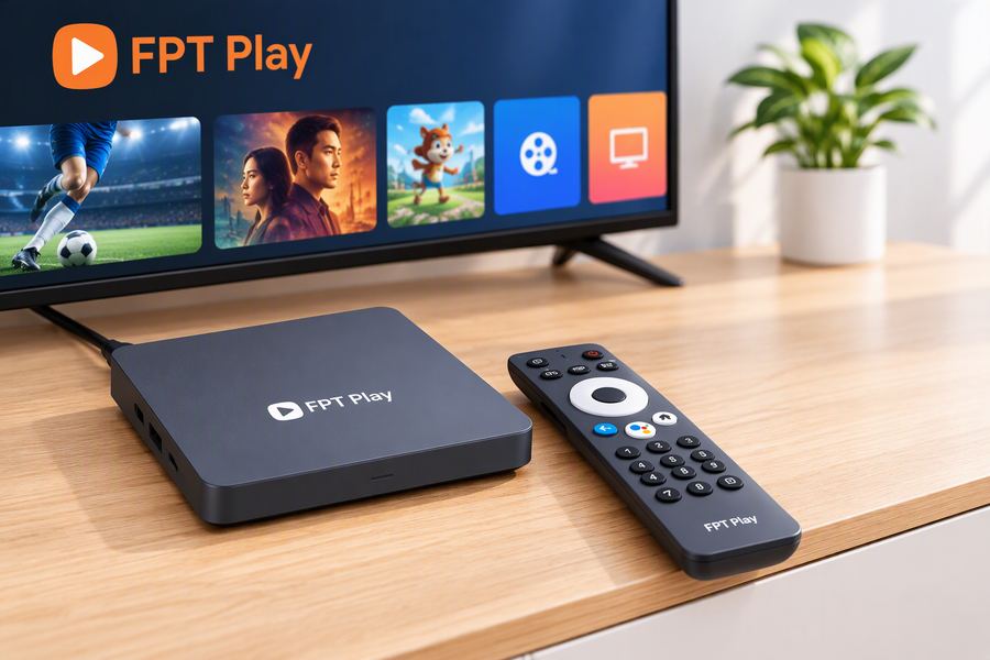 Đầu thu FPT Play tặng kèm gói combo truyền hình