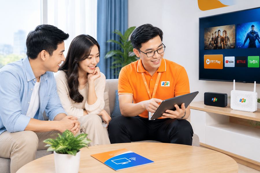 Nhân viên tư vấn gói Truyền hình FPT Play