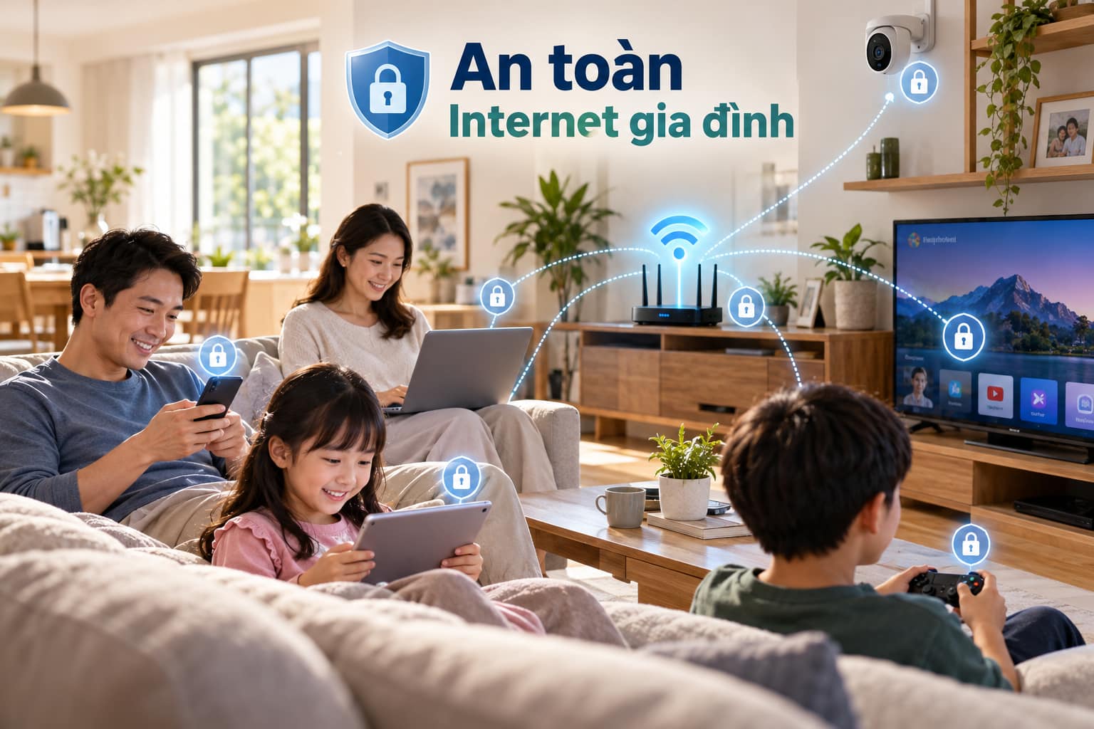An toàn thông tin trên internet gia đình