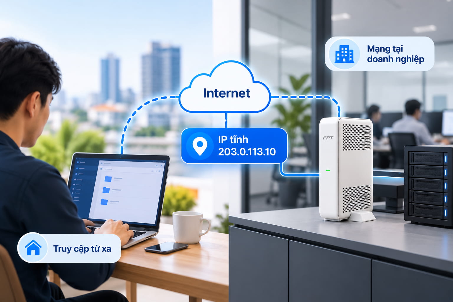 Một địa chỉ IP cố định giúp thuận tiện hơn khi cấu hình những dịch vụ cần truy cập từ bên ngoài.