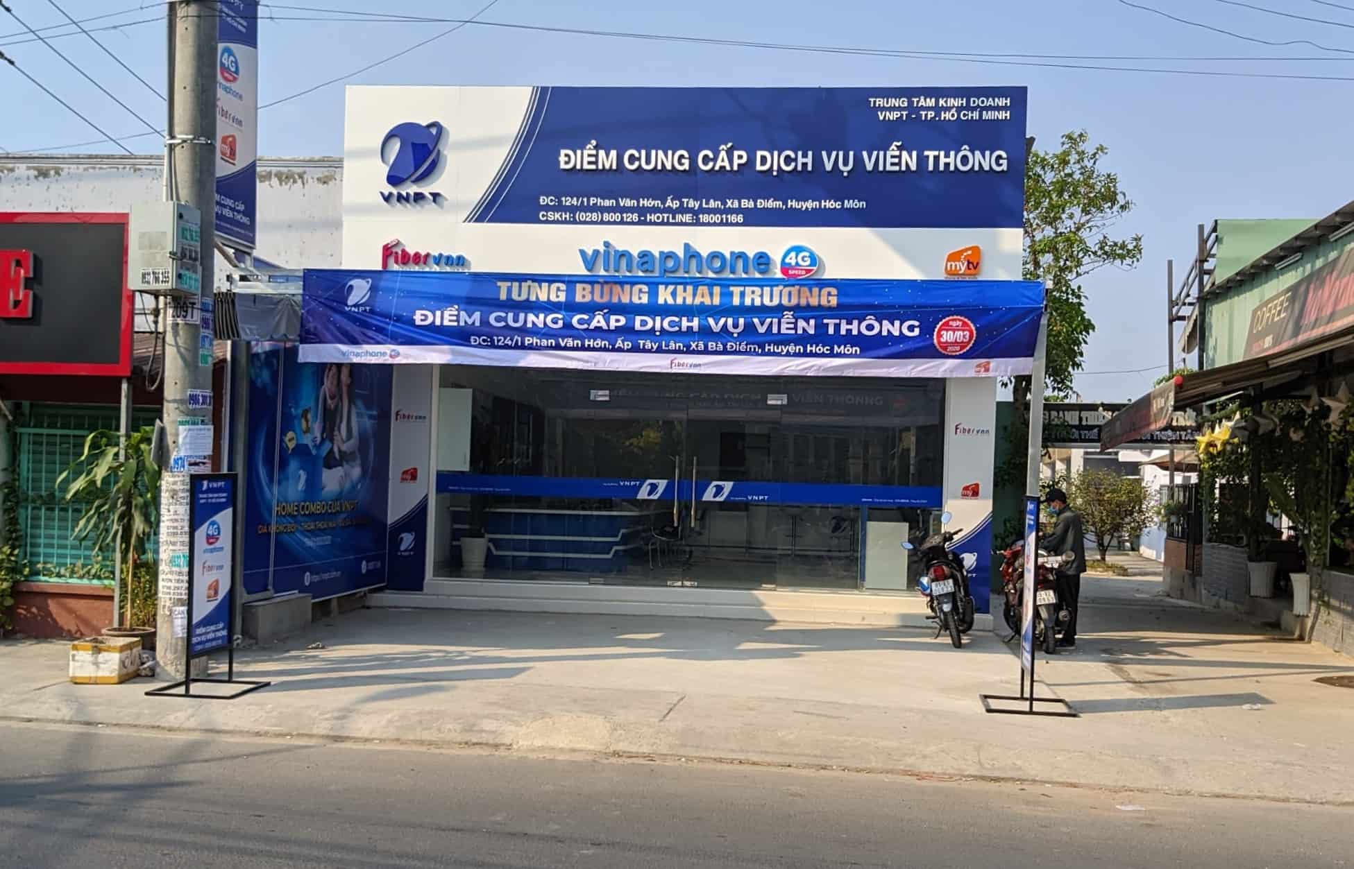 Ví dụ minh họa cửa hàng VNPT tại chi nhánh